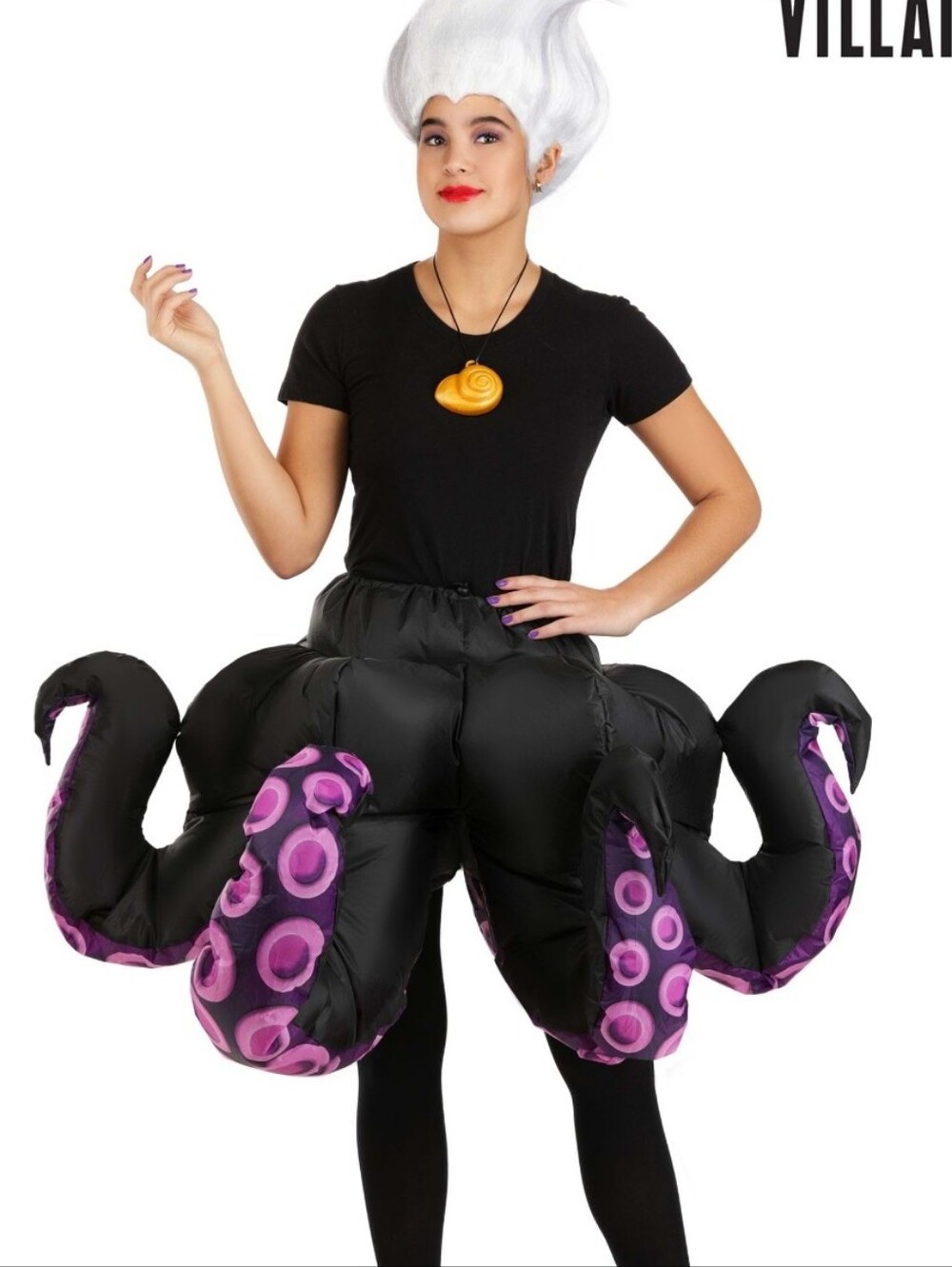 Disney Ursula Inflatable Short Skirt Halloween Costume S/M